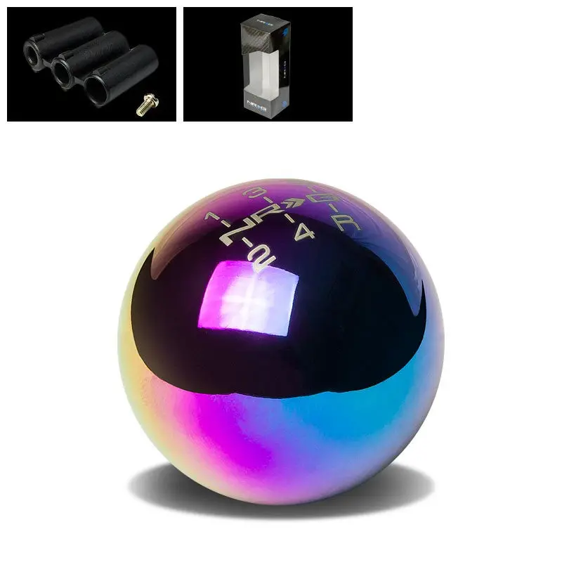 Nrg Sk-300Mc-W Iridium Purple 5-Speed Pattern Ball Shift Knob+Insert Adapter 1
