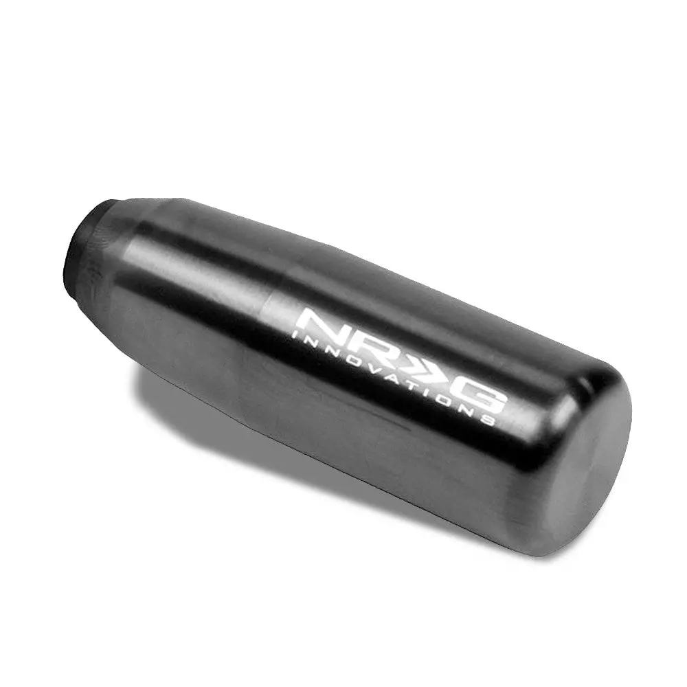 Nrg Universal Fit Sk-450Bc Aluminum Black Chrome 3.5" Short Stick Shift Knob 1