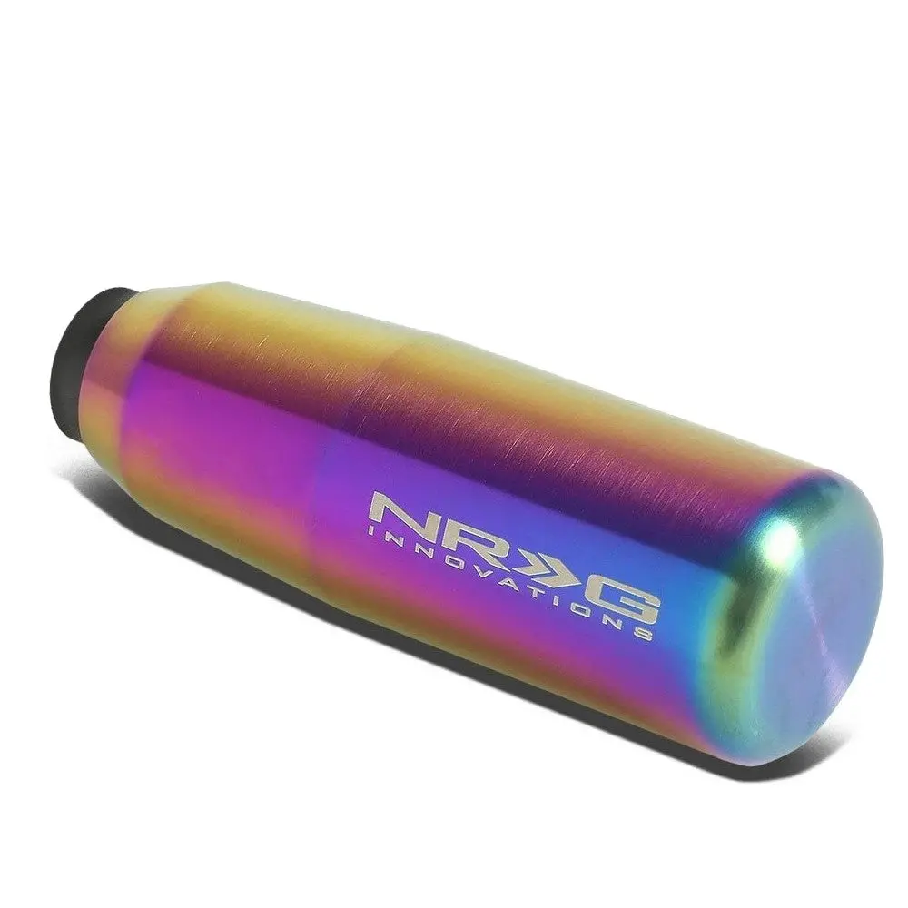 Nrg Universal Sk-450Mc Aluminum Neochrome 3.5" X 1.2" Short Stick Shift Knob 1