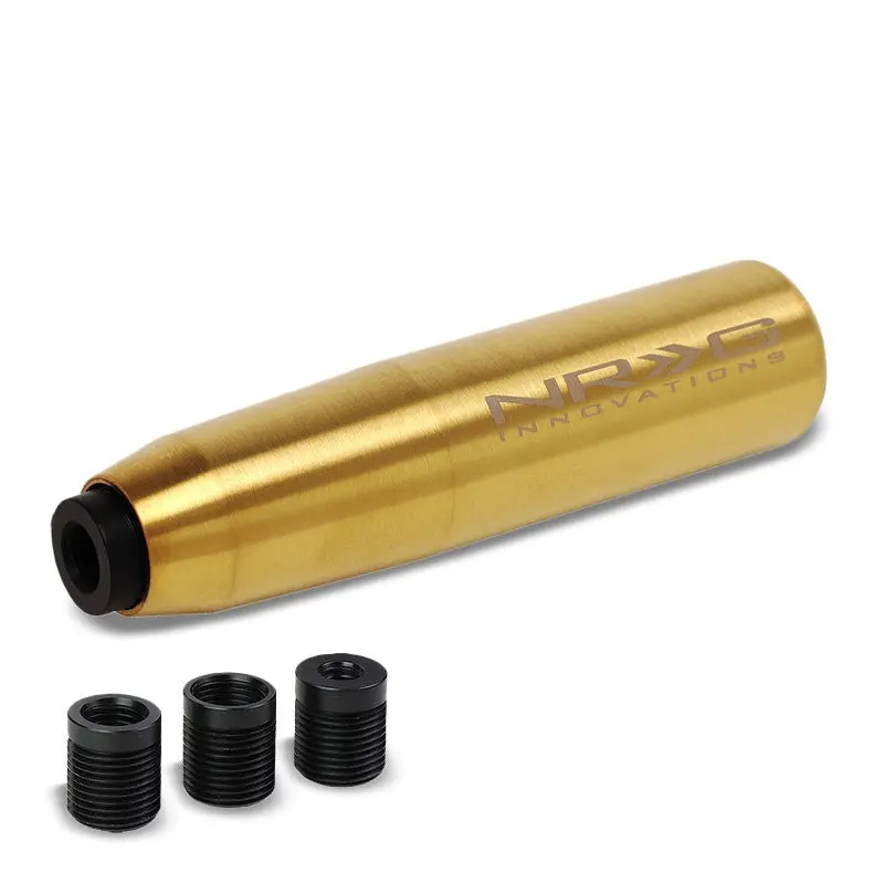 Nrg Chrome Gold Long Stick Heavy Weight M8 M10 M12 Sk-480Gd Racing Shift Knob 1