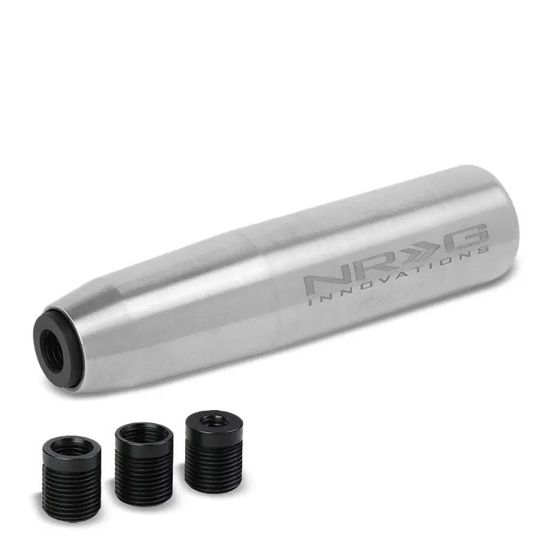 Nrg Silver Long Stick Heavy Weight Manual M8 M10 M12 Sk-480Sl Racing Shift Knob 1