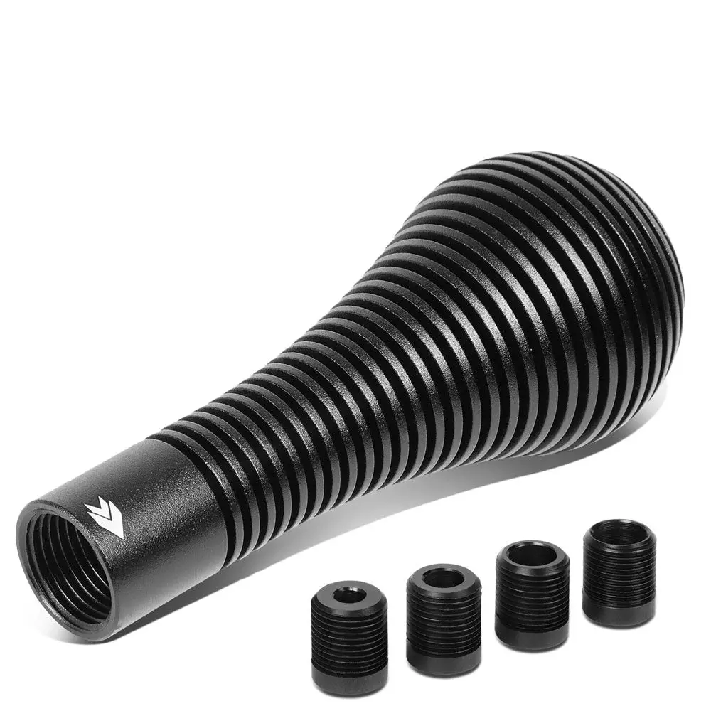 Nrg Universal Sk-701Bk Aluminum Black Anodized Heatsink Bubble Head Short Style Shift Knob 1