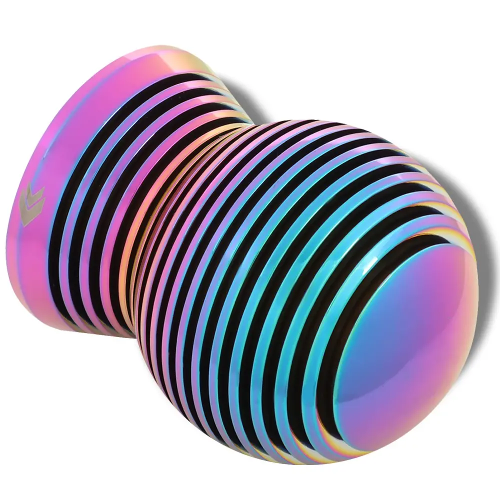 Nrg Universal Sk-702Mc Aluminum Neo Chrome Heatsink Spheric Style Shift Knob 1