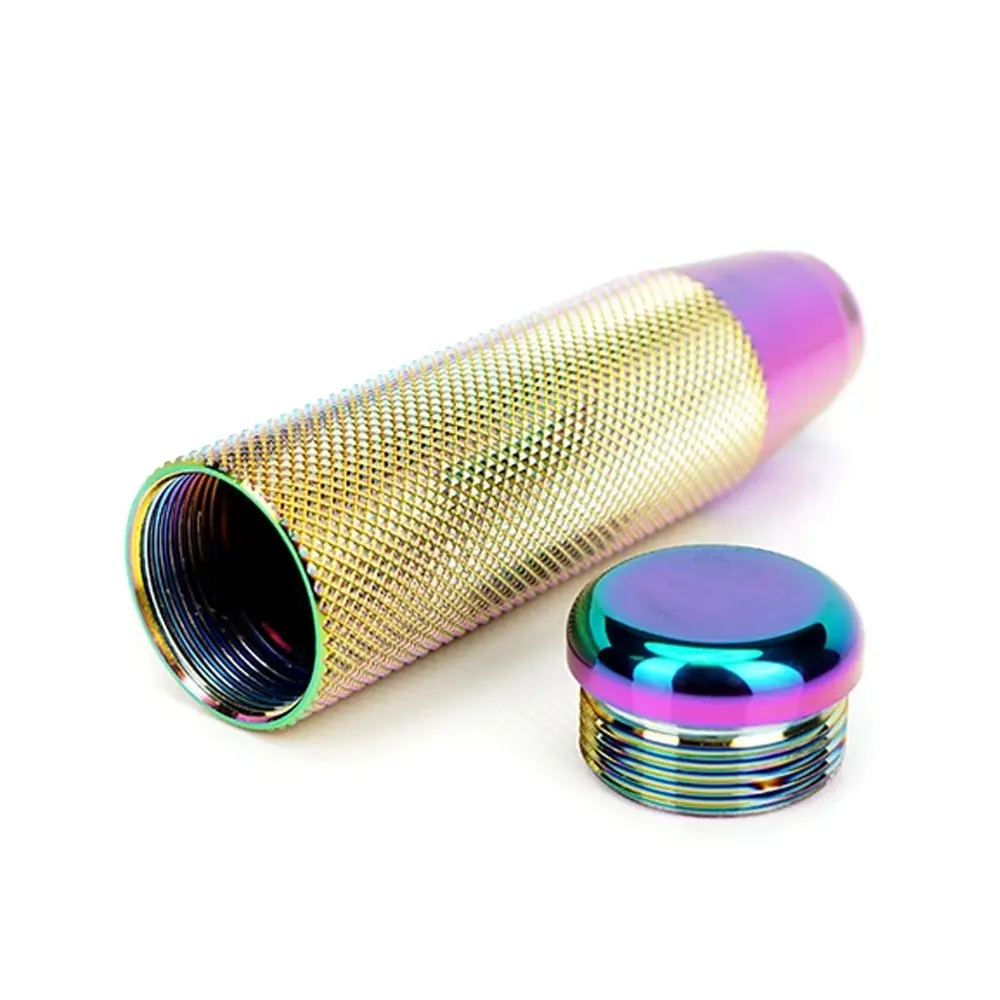 Nrg Universal Sk-800Mc Aluminum Neo Chrome Anodized Long Stick Shift Knob 1