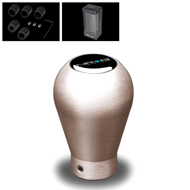 Nrg Innovations Titanium Pear 5/6-Speed Manual M8 M10 M12 Sk-900T Shift Knob 1