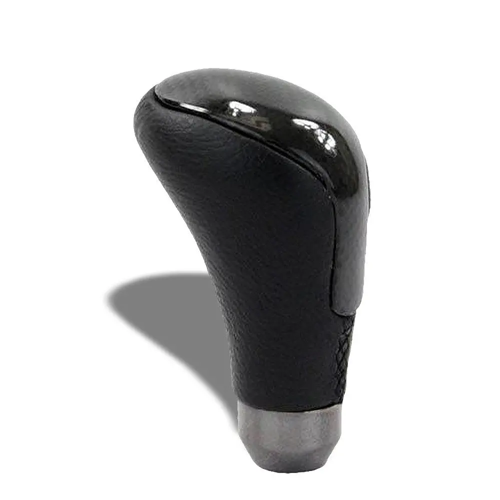 Nrg Universal Sk-C1000 Carbon Fiber/Leather White/Black Evo Style Shift Knob 1