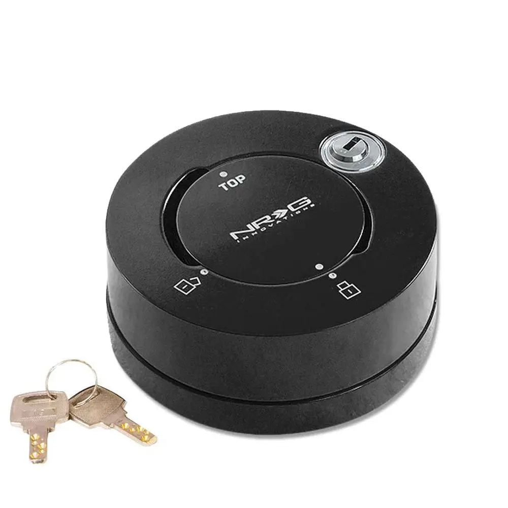 Nrg Srk-101Mb Matte Black Gen 1.0 (Thin Veriosn) 6-Holes Pattern Steering Wheel Hub Quick Lock 1