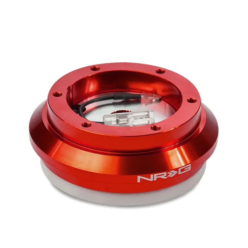 Nrg Innovations Srk-130H-Rd Red 6X70mm Bolt Steering Wheel Short Hub Adapter 1