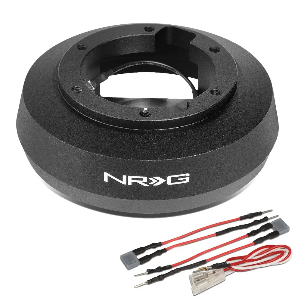 Nrg Innovations Srk-193H Black 6X70mm Bolt Steering Wheel Short Hub Adapter 1