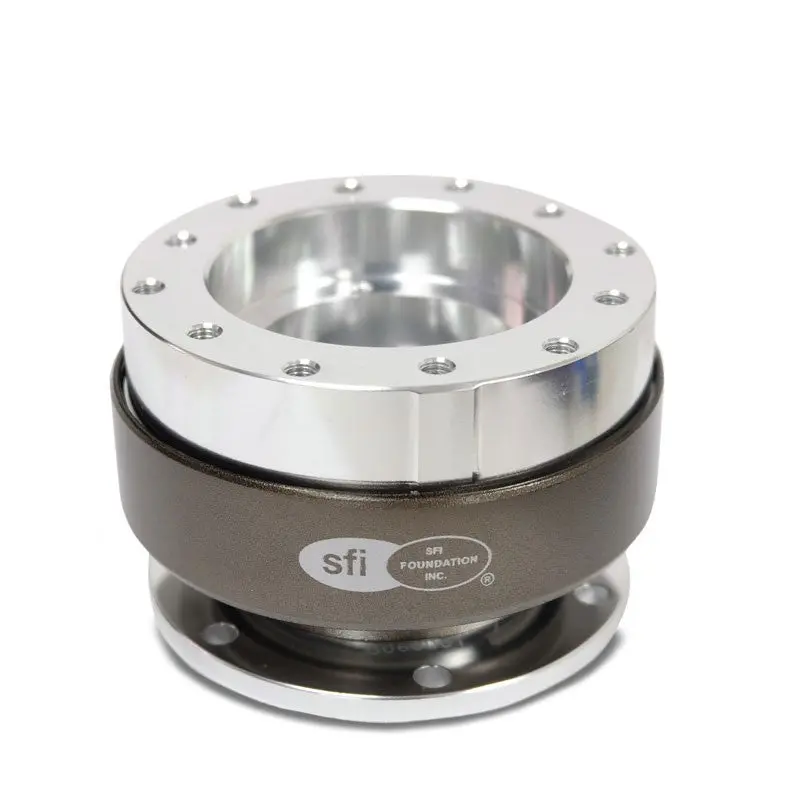 Nrg Silver Body/Titanium Ring Gen 2.0 Steering Wheel Quick Release Adapter 6Hole 1