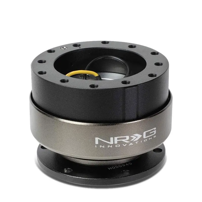 Nrg Black Body/Titanium Ring Gen 2.0 Steering Wheel Quick Release Adapter 6Hole 1