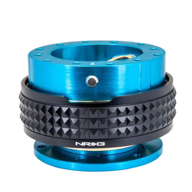 Nrg New Blue Body/Black Ring Gen 2.1 Steering Wheel Quick Release Adapter 6-Hole 1