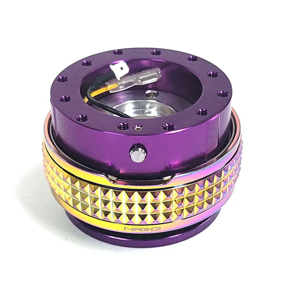Nrg Purple Body/Neo Chrome Ring Gen 2.1 Steering Wheel Quick Release Adapter 1