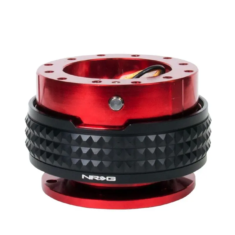 Nrg Red Body/Black Ring Gen 2.1 Steering Wheel Quick Release Adapter 6-Hole 1