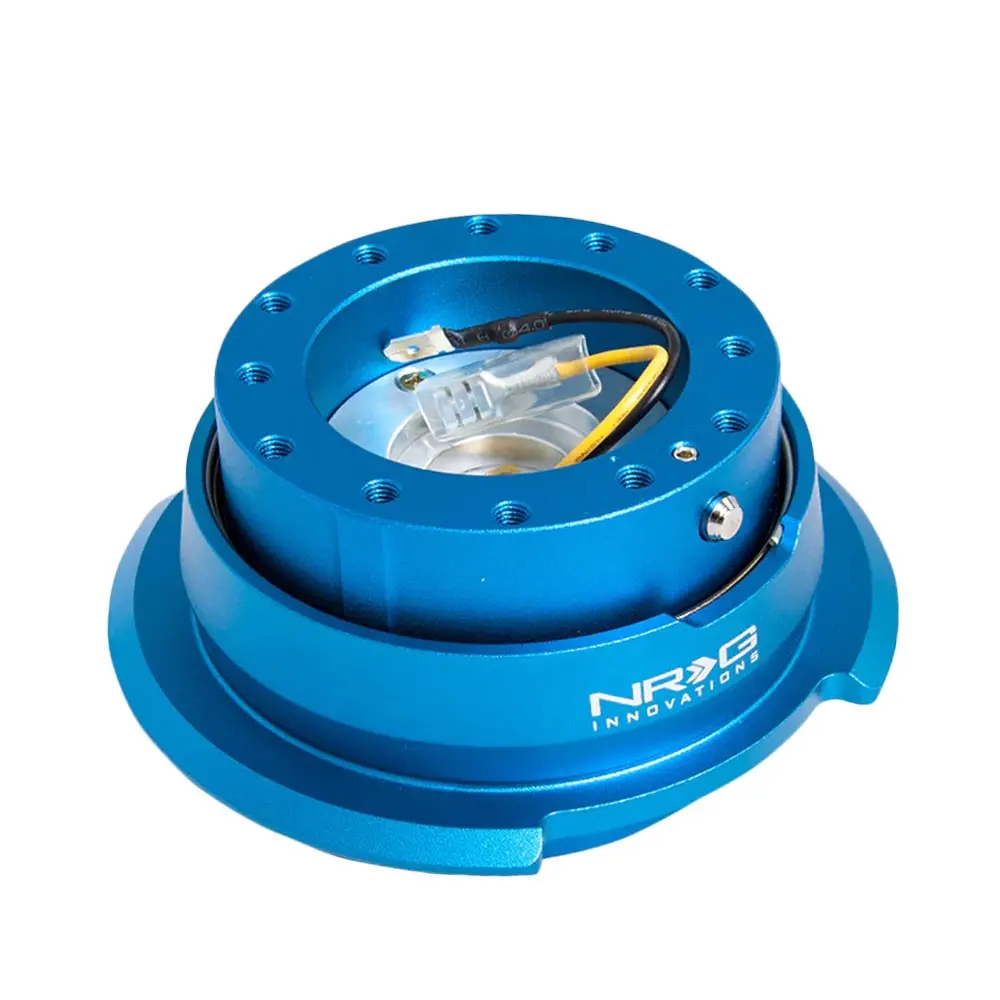 Nrg Srk-280Bl Blue Body / Ring Gen 2.8 6-Holes Pattern Steering Wheel Quick Release Adapter 1