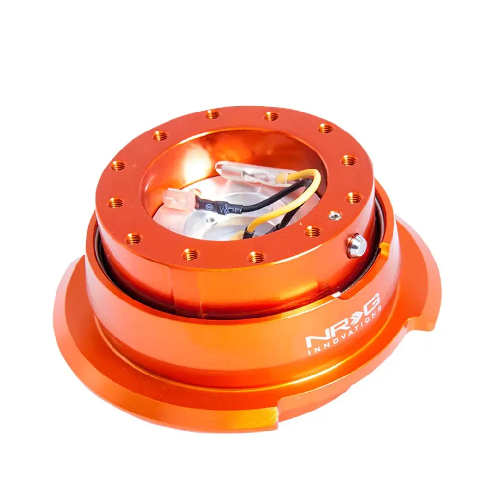 Nrg Srk-280Or Orange Body / Ring Gen 2.8 6-Holes Pattern Steering Wheel Quick Release Adapter 1