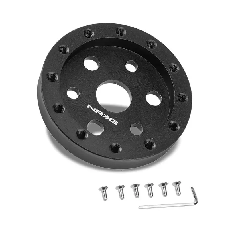 Nrg Innovations Srk-36Bk Black 6X70mm 3-Bolt Steering Wheel Hub Extension Spacer 1