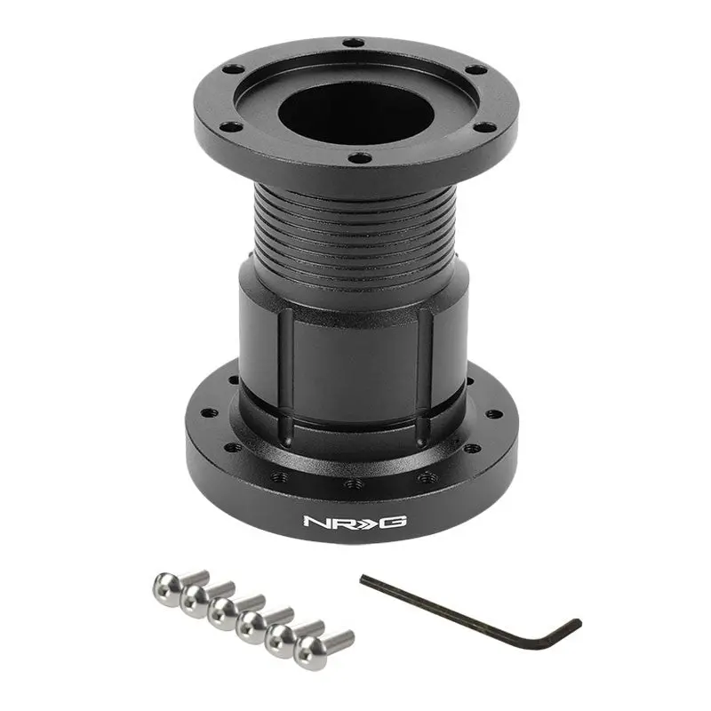 Nrg Srk-4Spbk Black 6X70/74Mm Bolt Steering Wheel Hub Extension Spacer 1