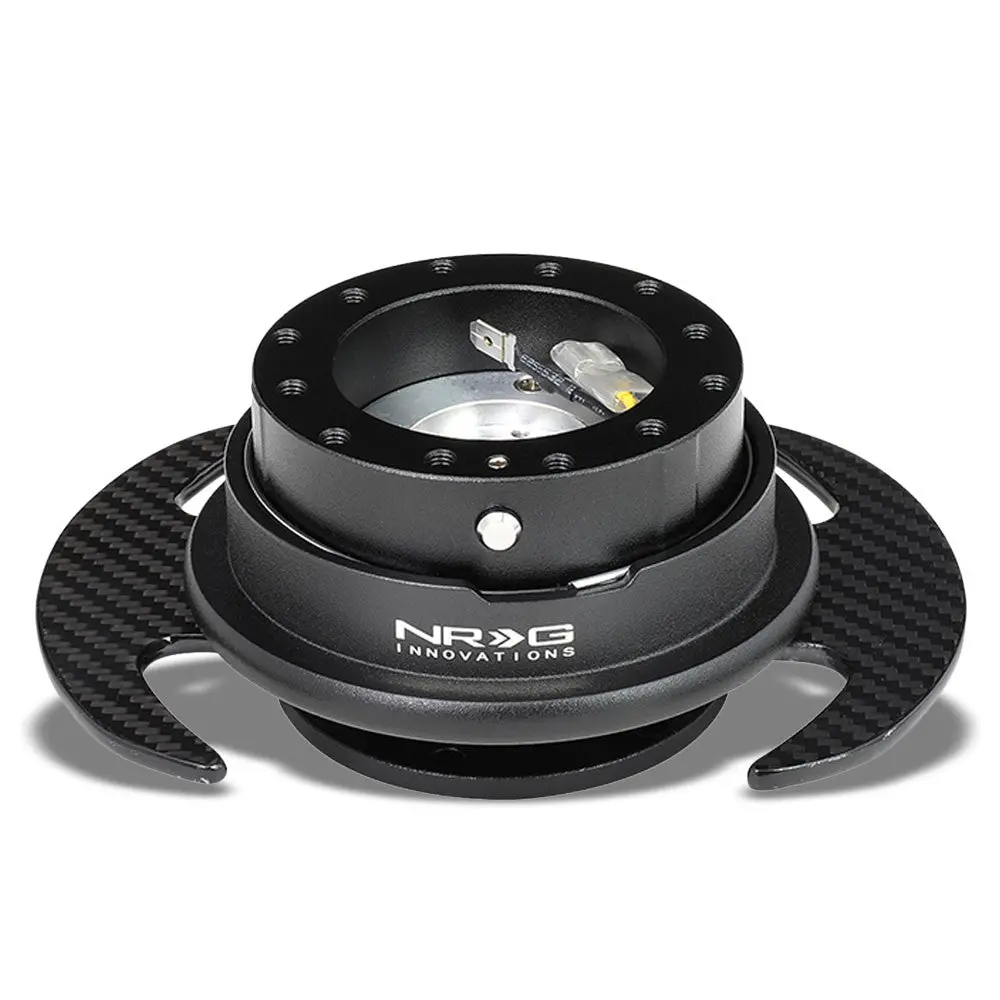 Nrg Gen 3.0 Steering Wheel Quick Release Carbon Fiber Lever Handle Srk-650-Cf 1