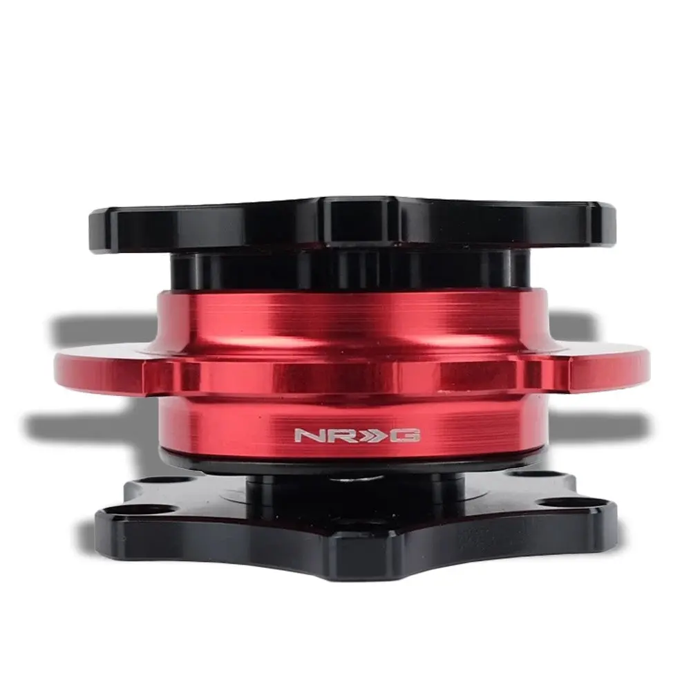 Nrg Srk-R200bk-Rd Sfi 42.1 Steering Wheel Quick Release Adapter Black/Red Ring 1