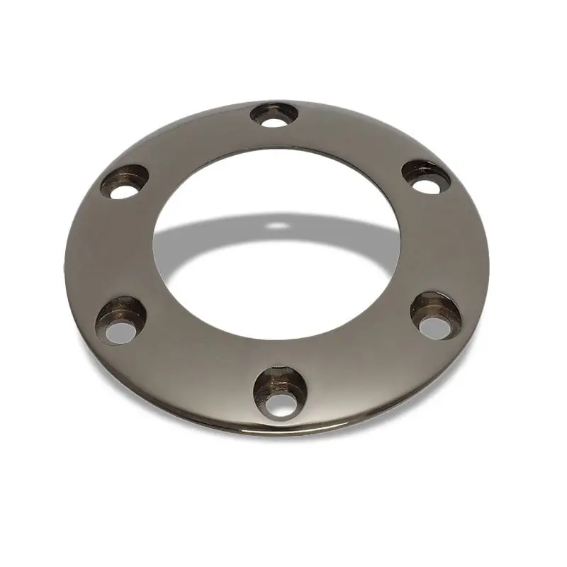 Nrg Str-001Bkc Black Chrome 6-Bolt Steering Wheel Horn Button Ring Retainer 1