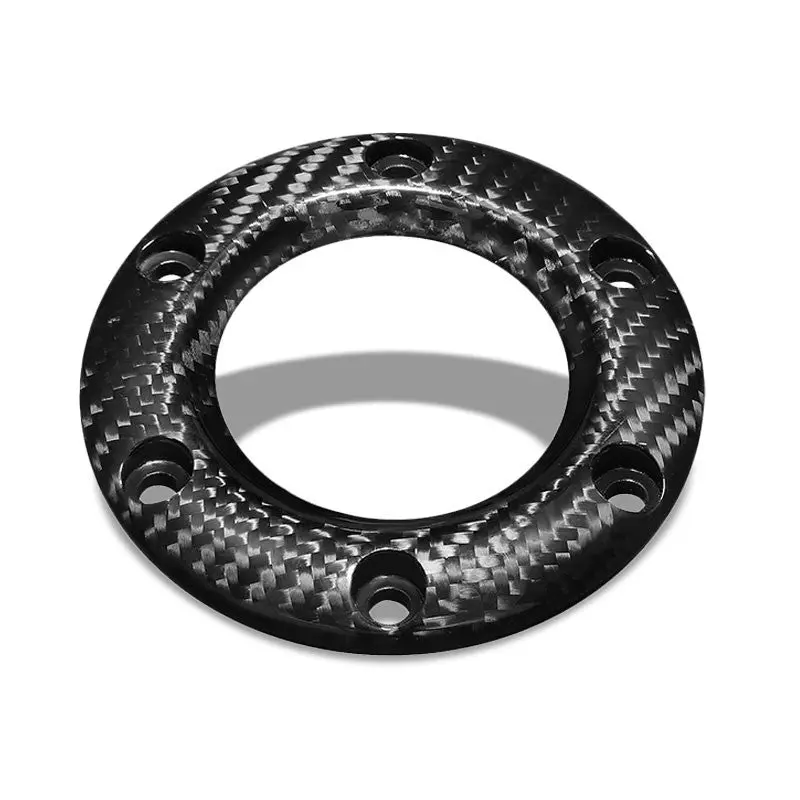 Nrg Str-001Cf Carbon Fiber 6-Bolt Steering Wheel Horn Button Ring Retainer 1