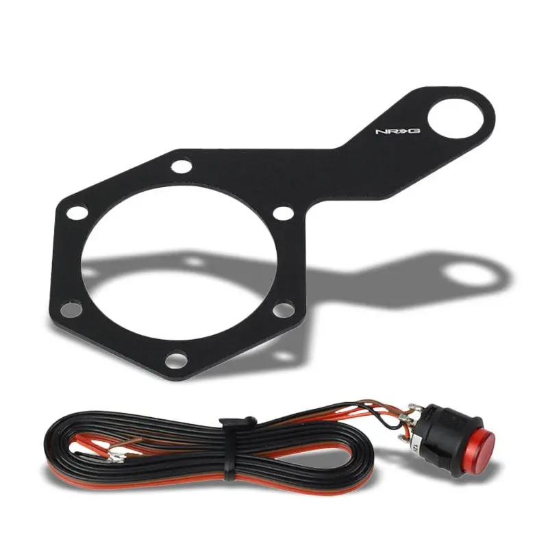 Nrg Black Race Steering Wheel Single Switch Extended Adapter On/Off Button+Wires 1