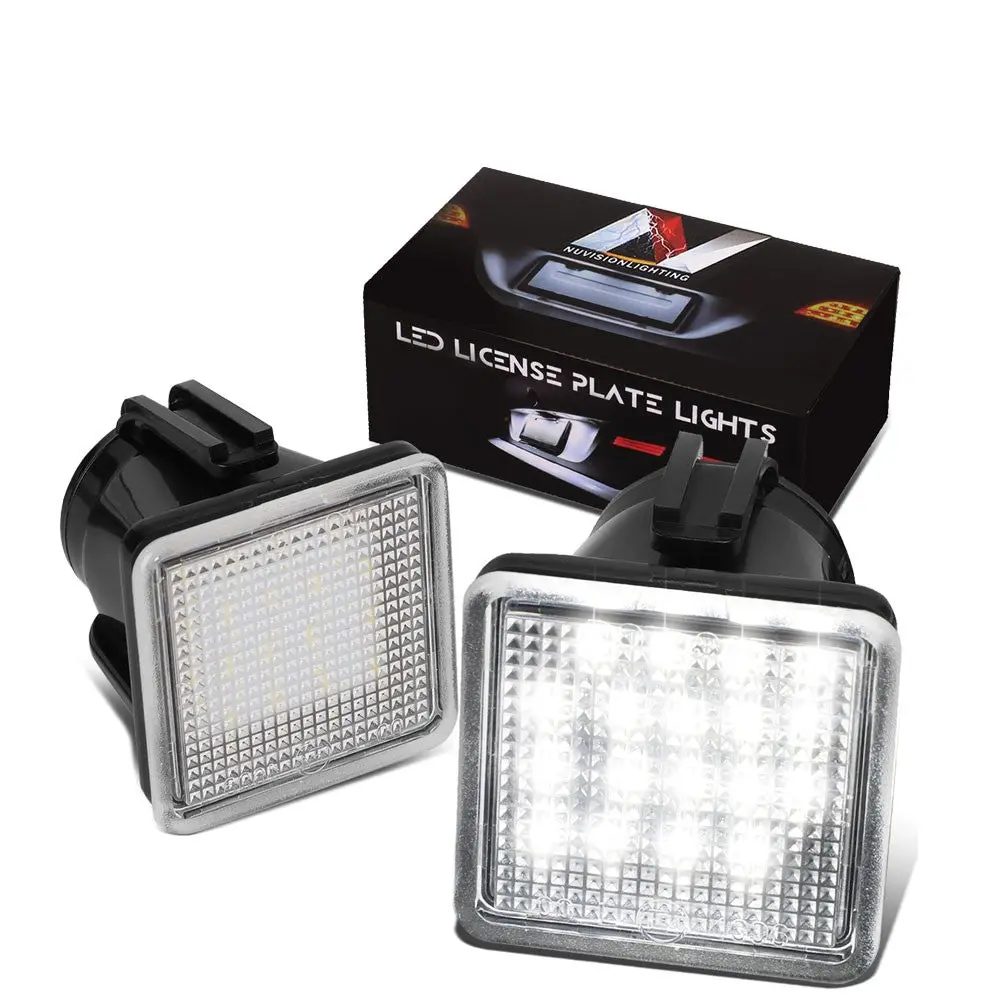 Nuvision Nvl-Lpl-003 White Led License Plate Light For Toyota 16-22 Tacoma / 14-21 Tundra 1