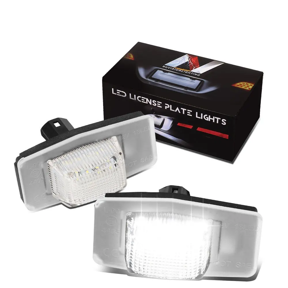 Nuvision Nvl-Lpl-009 White Led License Plate Light For 01-07 Escape/99-05 Mx-5 Miata/00-06 Mpv/99-03 Protege/01-06 Tribute/05-07 Mariner 1
