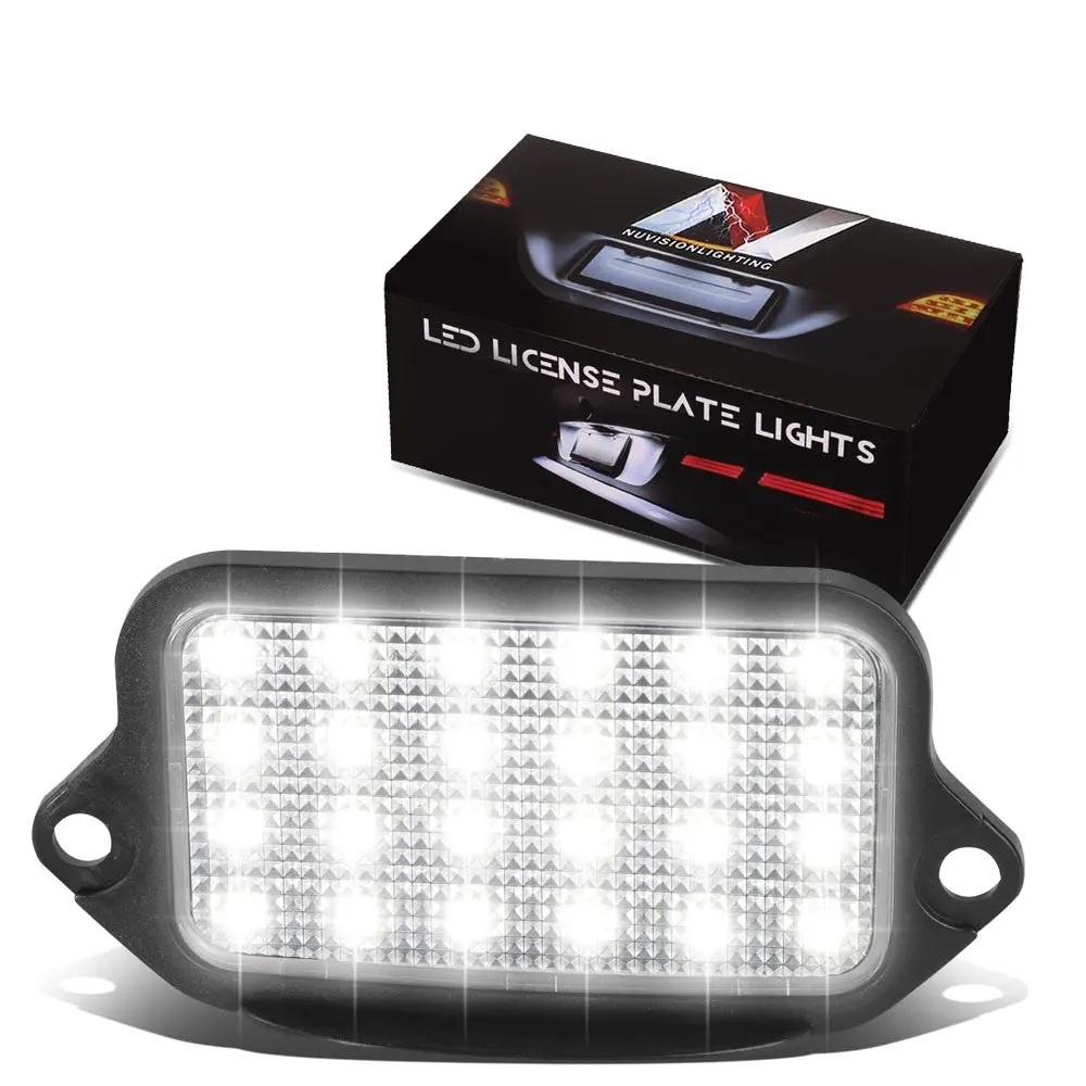 Nuvision Nvl-Lpl-011 White Led License Plate Light For 05-09 Ford Mustang (5Th Gen) 1