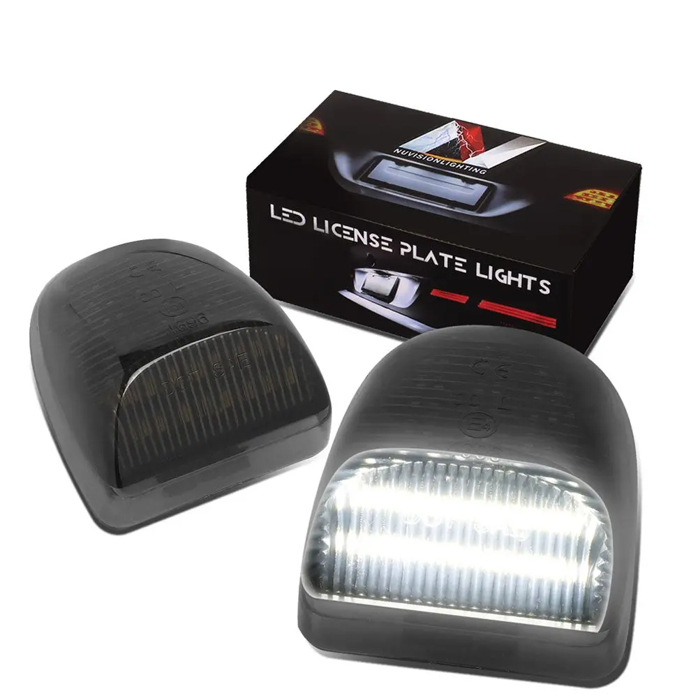 Nuvision Nvl-Lpl-020 White Led License Plate Light For 99+ Escalade Esv Ext Avalanche Silverado Suburban Tahoe Sierra Yukon 1
