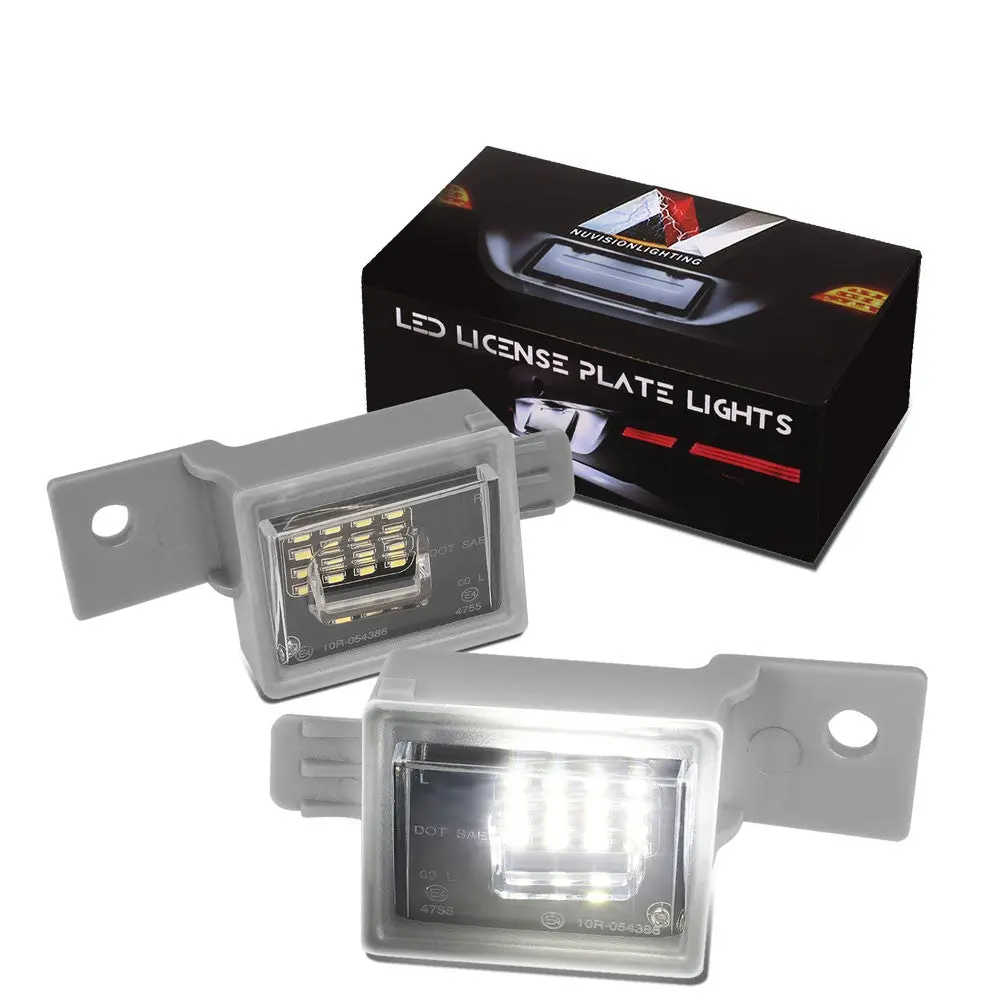 Nuvision Nvl-Lpl-022 White Led License Plate Light For 15+ Chevrolet Colorado Silverado/Gmc Canyon Sierra 1