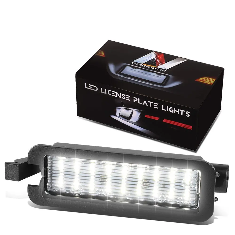 Nuvision Nvl-Lpl-023 White Led License Plate Light For 15+ Charger Challenger Compass 300 Pacifica Voyager 1