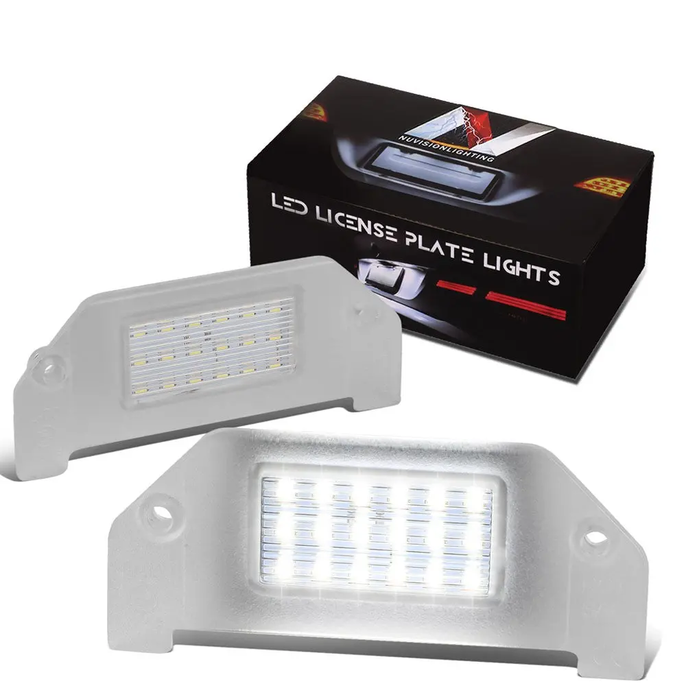 Nuvision Nvl-Lpl-025 White Led License Plate Light For 05-14 300/07-10 Sebring/08-14 Avenger/08-14 Challenger/08-14 Charger/13-16 Dart/05-08 Magnum 1