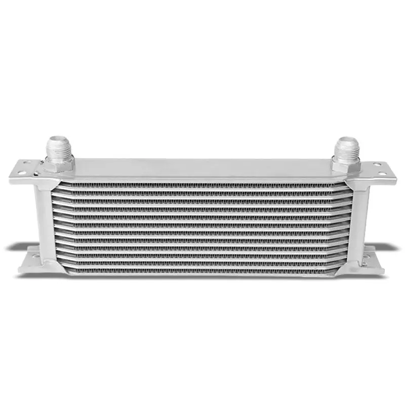 Silver Aluminum (10 An / 13 Row) High Performance Engine Transmission Oil Cooler 1