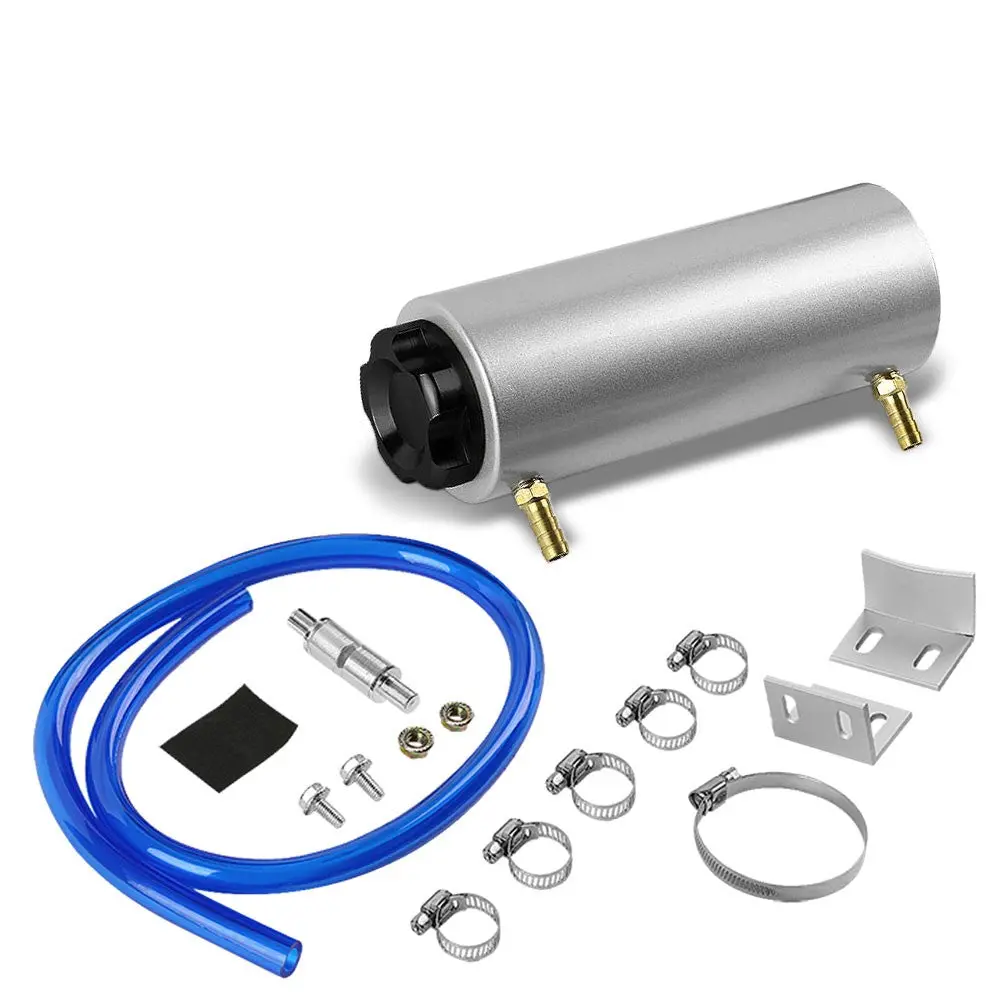 Universal Aluminum Anodized Painted Black 90 Ml Oil Catch Tank Reservoir Cap 1