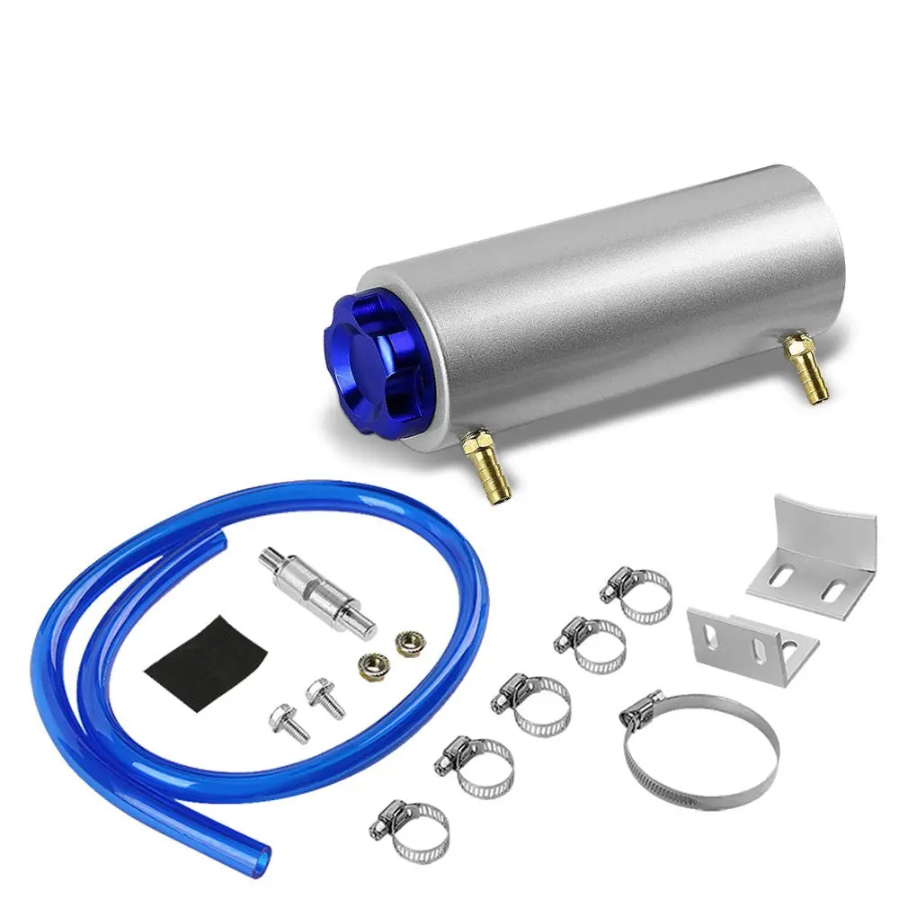 Universal Aluminum Anodized Painted Blue 90 Ml Oil Catch Tank Reservoir Cap 1