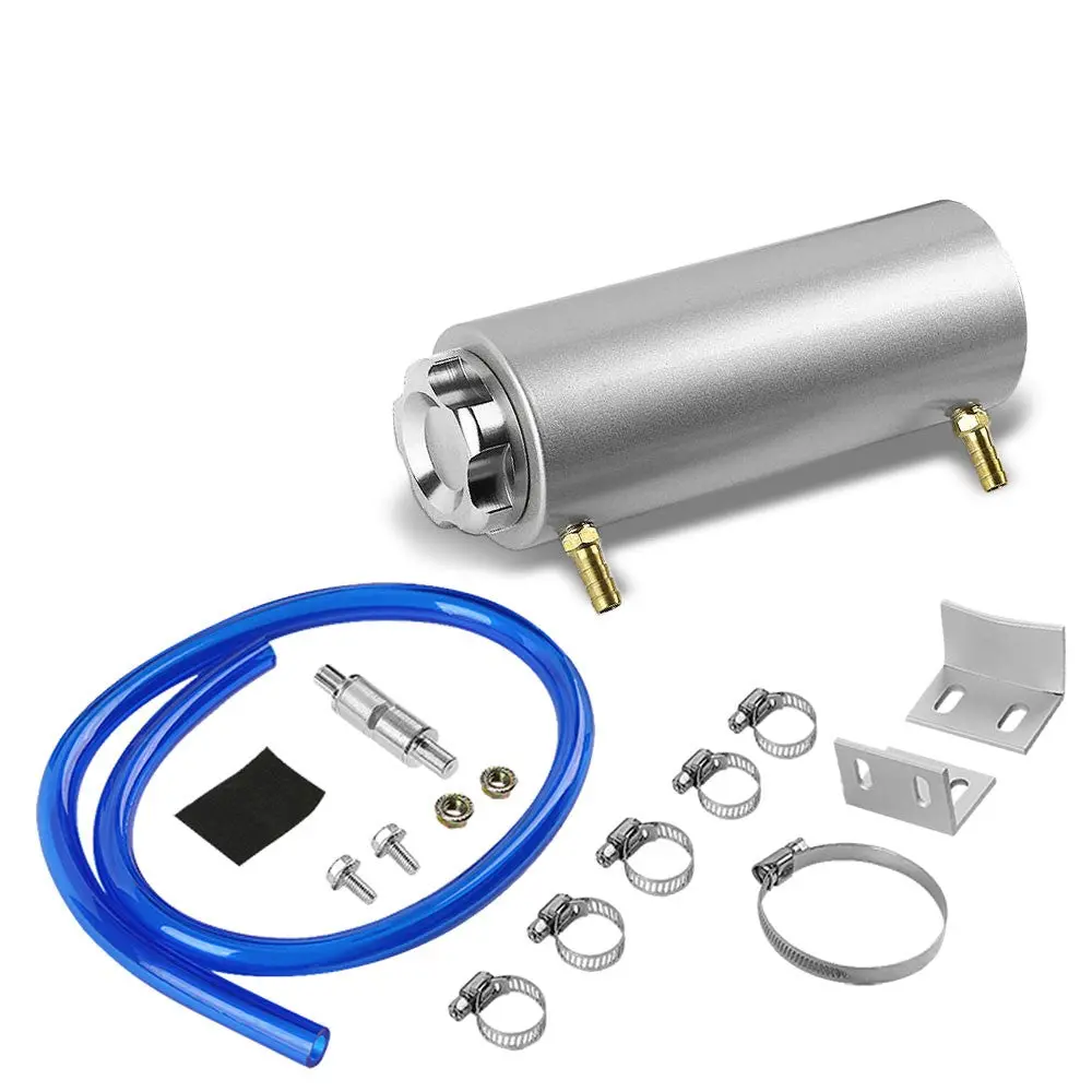 Universal Aluminum Anodized Painted Chrome 90 Ml Oil Catch Tank Reservoir Cap 1