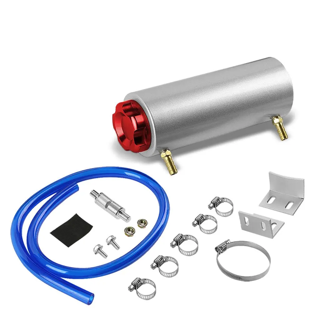 Universal Aluminum Anodized Painted Red 90 Ml Oil Catch Tank Reservoir Cap 1