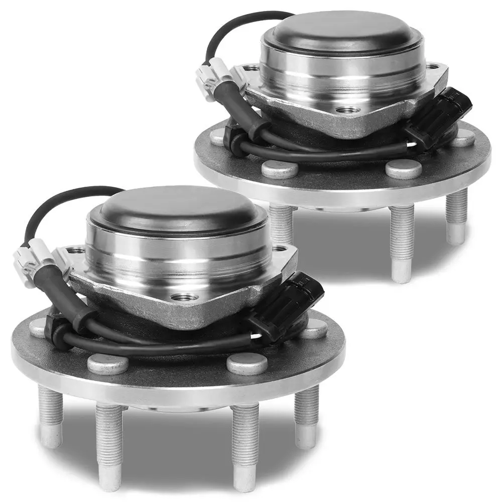 Front Left+Right Bolt In Wheel Bearing Hub Assembly For 03-14 Gmc Savana 1500 1
