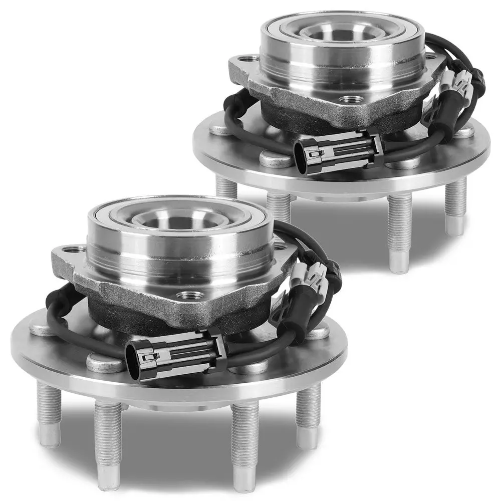 Front Left+Right Bolt In Wheel Bearing Hub Assembly For 03-05 Chevy Express 2500 1