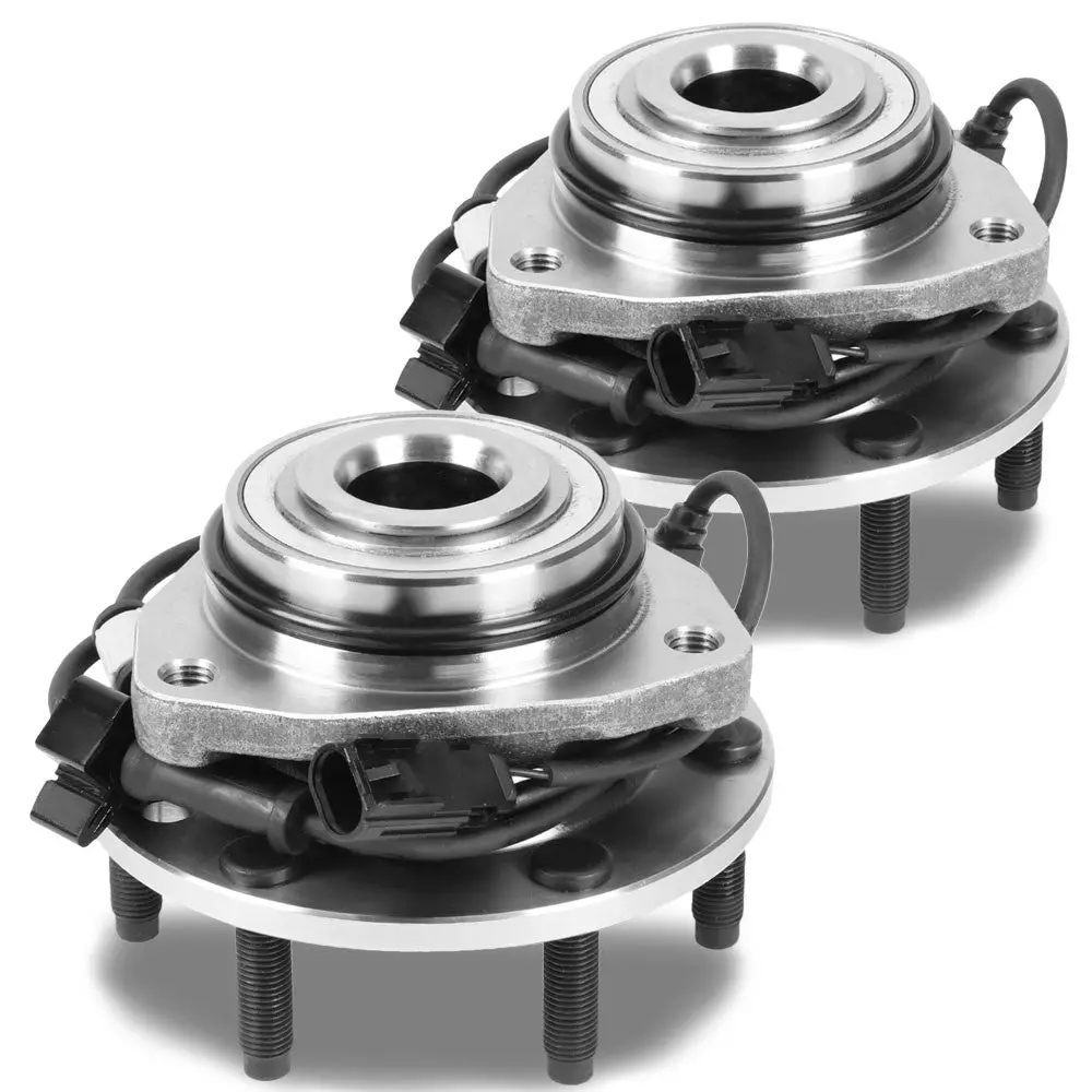 Front Left+Right Bolt In Wheel Bearing Hub Assembly For 02-09 Trailblazer/Envoy 1