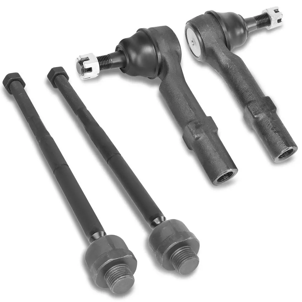 Bfc Black Front Inner & Outer Tie Rod End For 07-13 Gmc Yukon Xl 1500 1