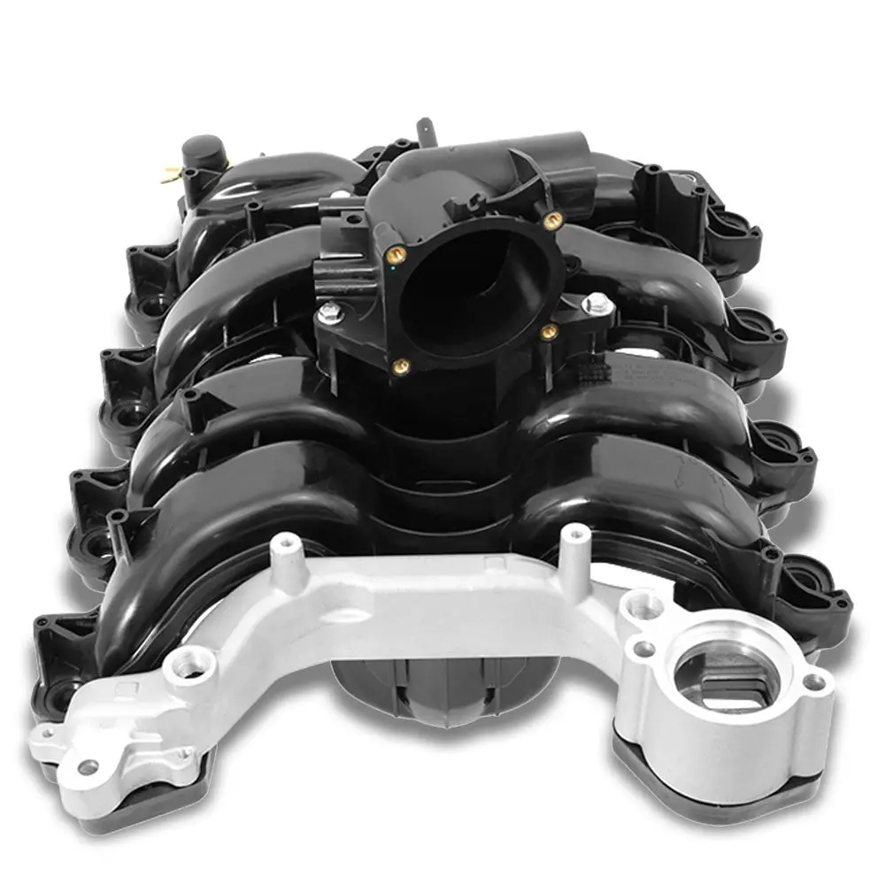 Black Abs Plastic Oe Intake Manifold For 07-08 Ford F-150/E-250 4.6L V8 Sohc 1