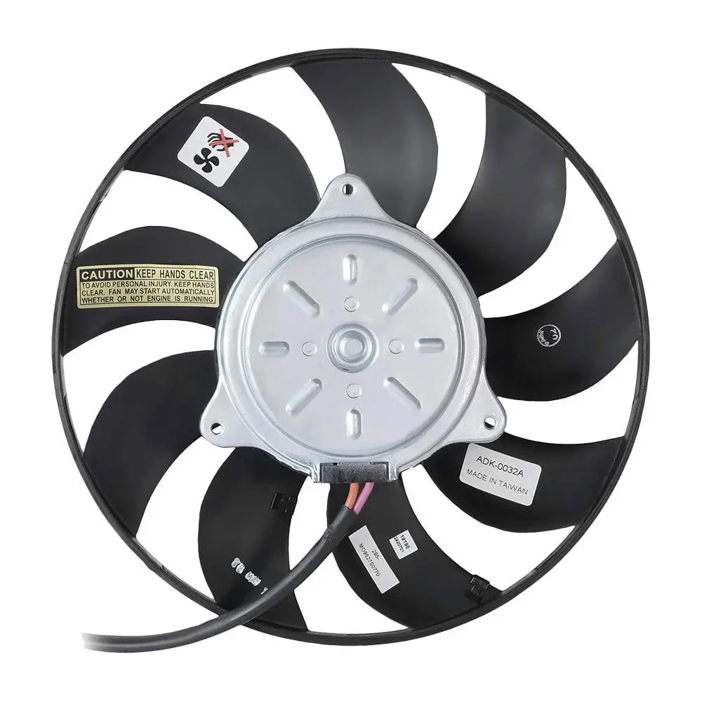 Abs Plastic Factory Style Radiator Fan For 02-08 Audi A4/A4 Quattro 1.8T 2.0T 1