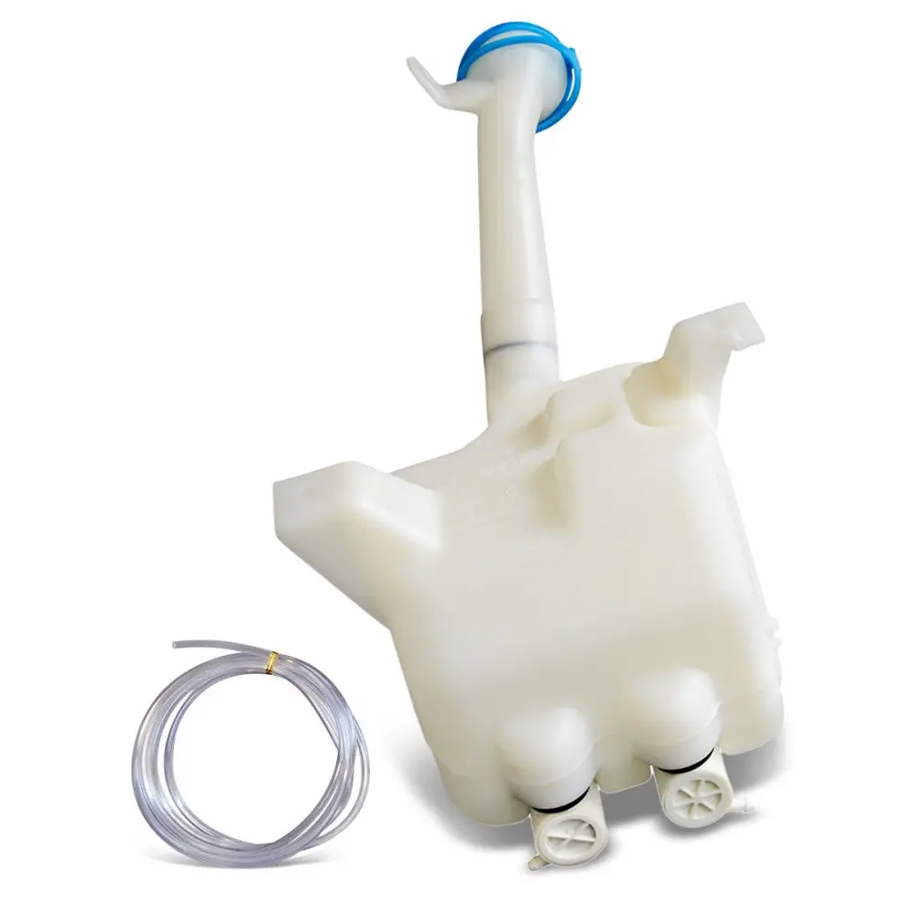 Oe Style Windshield Washer Reservoir Tank W/Pump+Cap+Filler Tube For 07-08 Fit 1