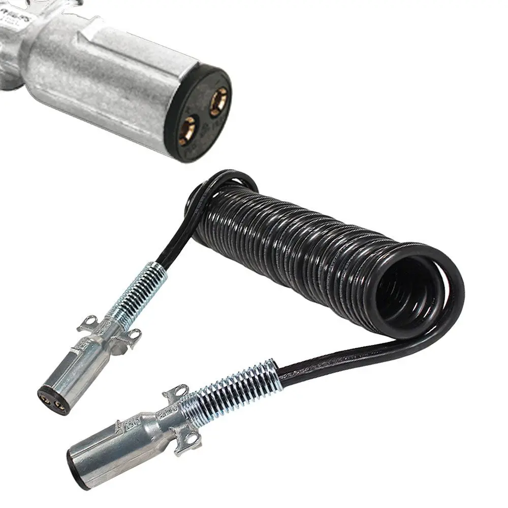 Phillips 23-2626 Dual Pole 15' 100Amp Coiled Liftgate Charging Cable Assembly 1