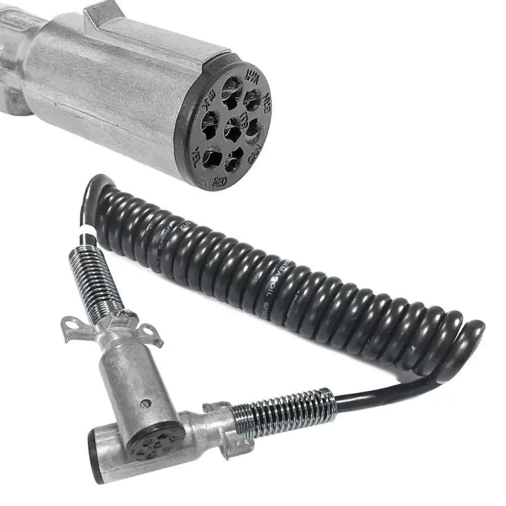 Phillips 24-4621 Nonabs Permacoil 15' Coiled Cable Electrical Assembly Zinc Plug 1