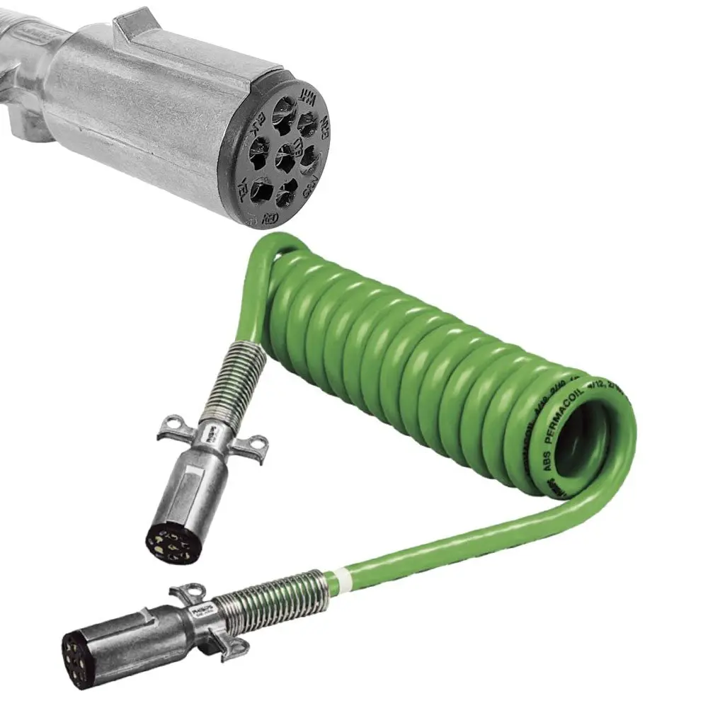 Phillips 30-4921 Abs Permacoil 15' Coiled Cable Electrical Assembly Zinc Plugs 1