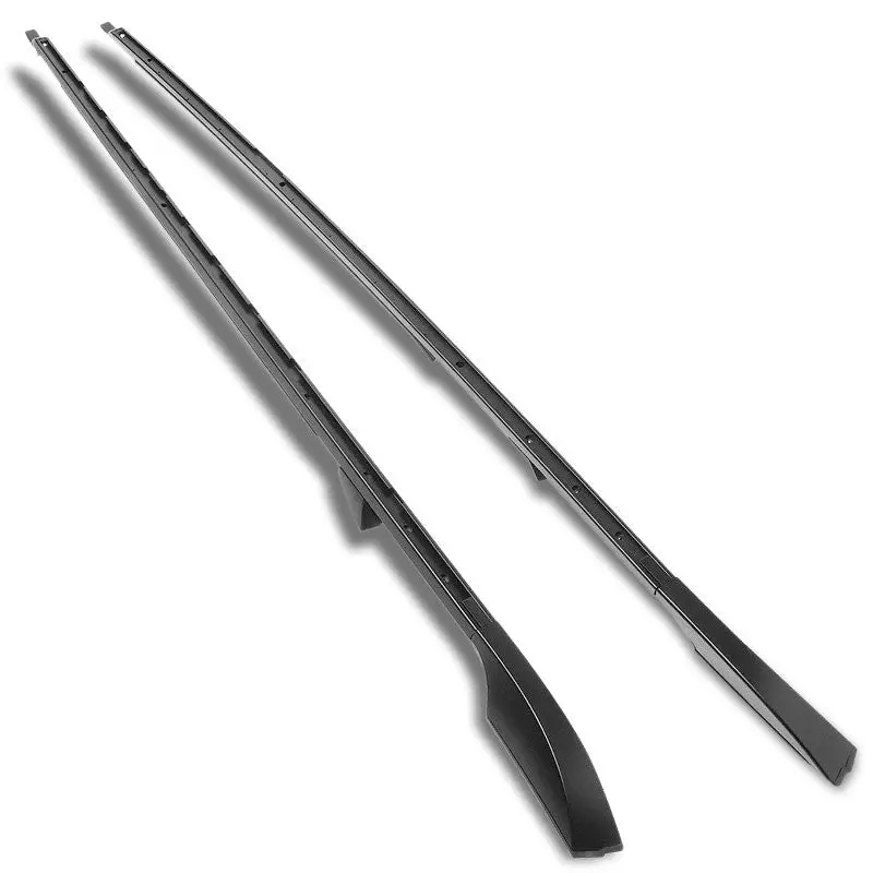 Black Abs Plastic Bolt-On Top Roof Rack Side Bar For 05-16 Lr4 Lr4 1